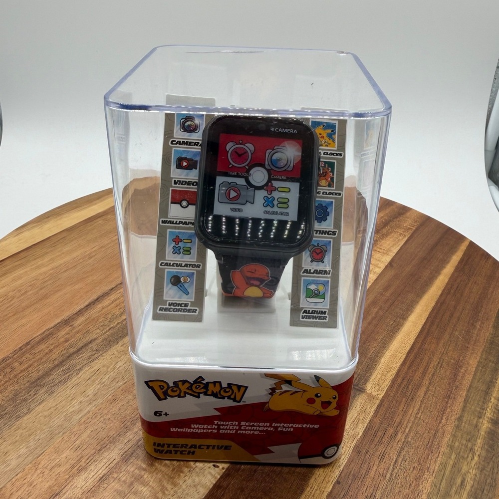 Pokemon Kid's Interactive Smart Watch Pikachu Charmander 2589